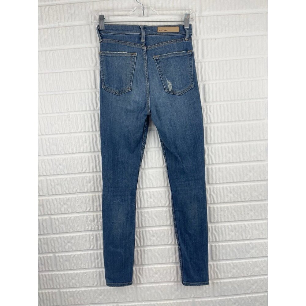 GRLFRND Jeans Size 24 Kendall You Me Against The World Wash Revolve - Picture 4 of 9